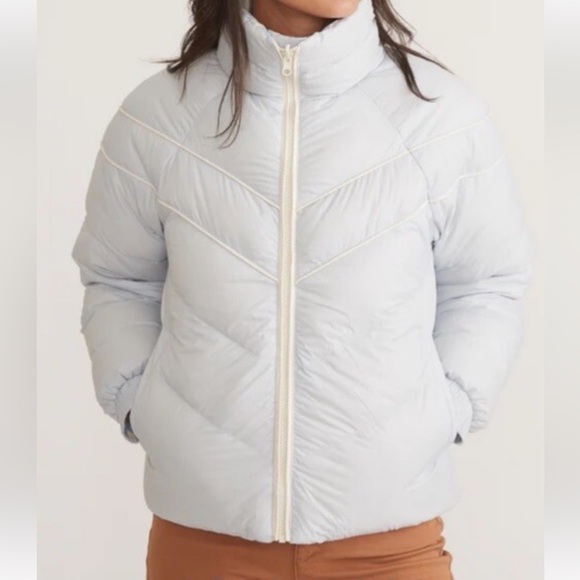 Marine Layer Jackets & Blazers - Marine Layer arctic ice reversible puffer jacket size medium new NWT